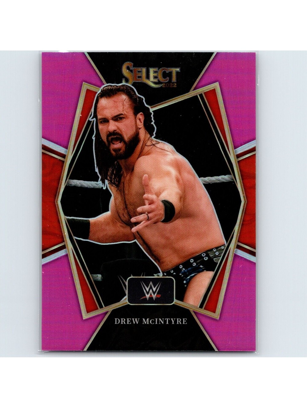 2022 Panini Select WWE Drew McIntyre #181 Pink Prizms #/49